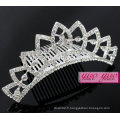 Bandeau de fleurs en gros princesse véritable diamant nuptiale tiaras